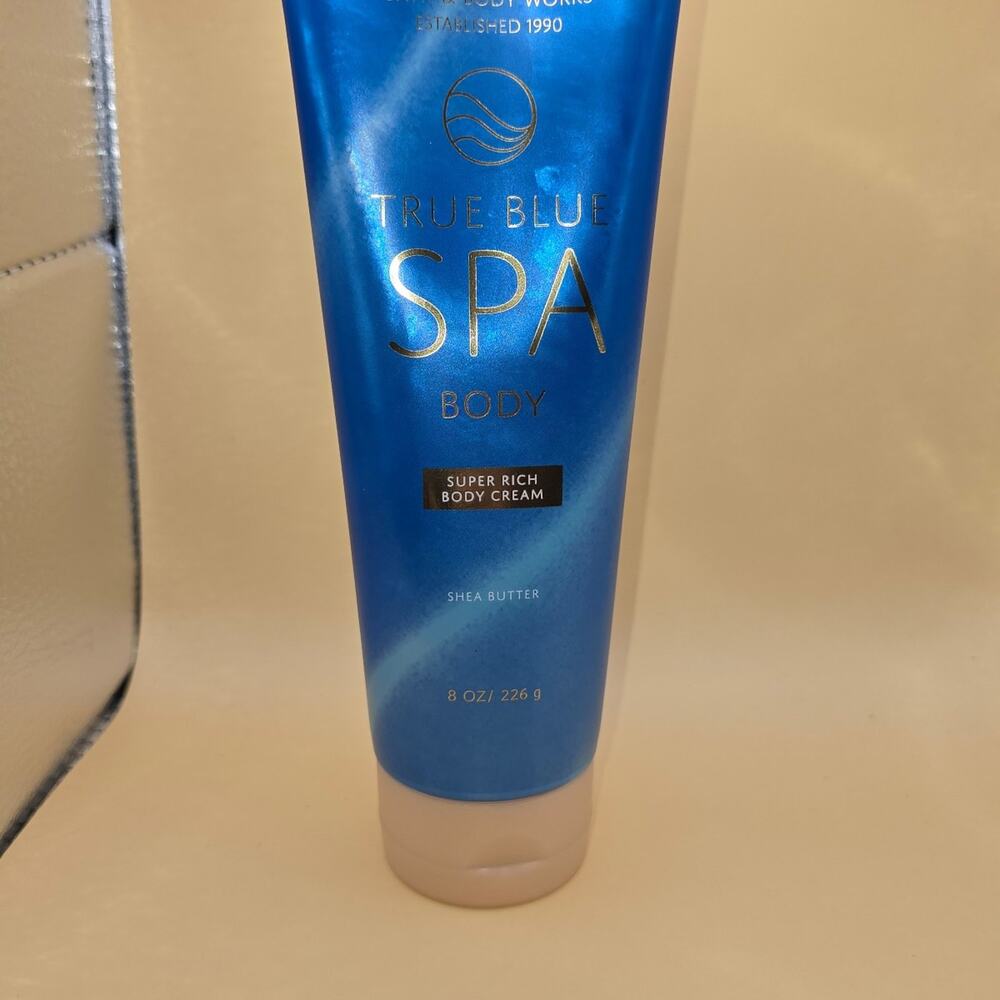 Bath & Body Works True Blue Spa Super Rich Body Cream Shea Butter